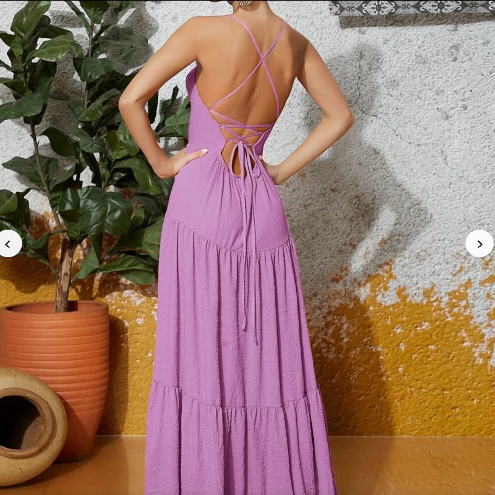 Elegant Red Maxi Dress
